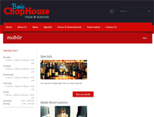Tablet Screenshot of benschophouse.net